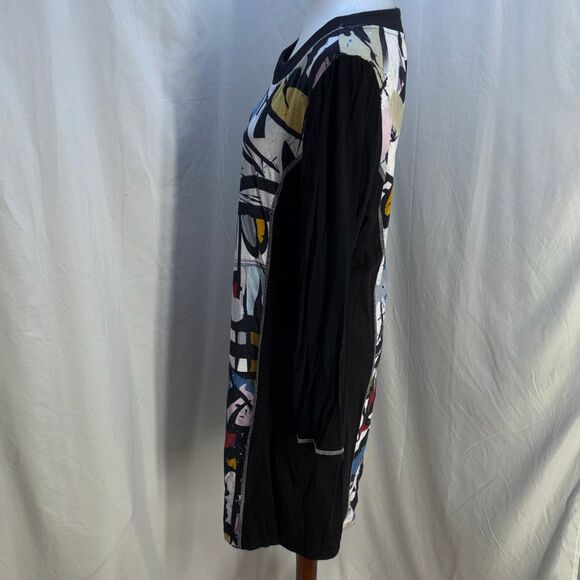 Simply Art by Dolcezza Abstract Dress color block paint XL graffiti DELK OMAHE - Picture 5 of 10